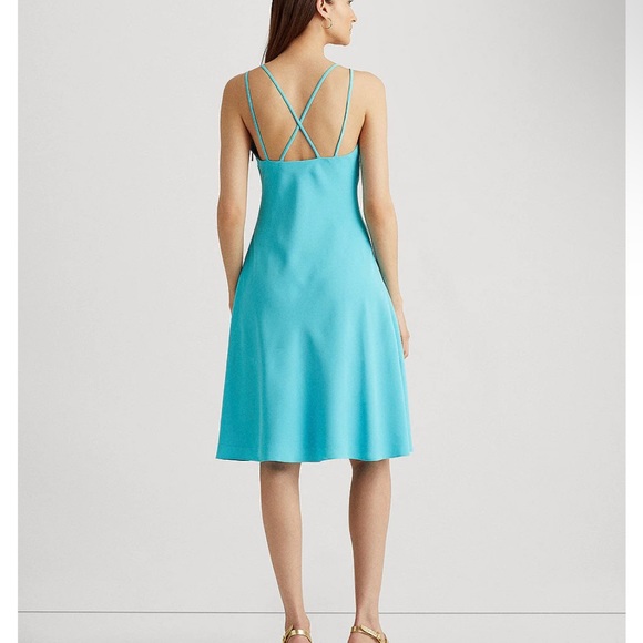 RALPH LAUREN 100%silk Dress Brand new !!! Perfect dress for Valentine’s Day - Picture 3 of 9